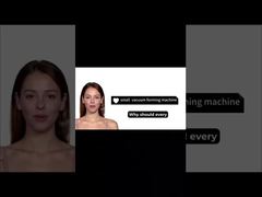 mesin pembentuk plastik kecil mesin pembentuk vakum desktop