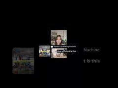 Mesin pembuatan cangkir plastik output tinggi yang sepenuhnya otomatis