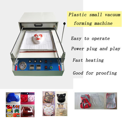 3.5KW Plastic Tray Thermoforming Machine Ps Mesin pembuatan kotak makanan cepat saji