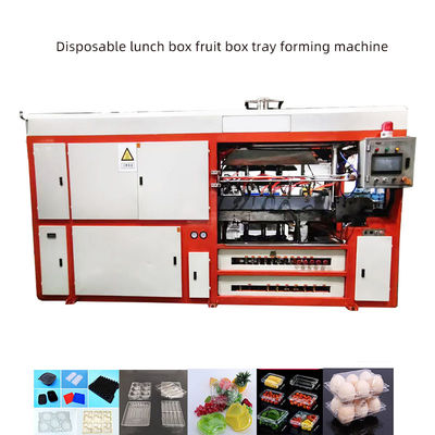 Mesin Thermoforming Plastik yang Digunakan Kontainer untuk Membuat Piring Makanan Satu Kali Pakai