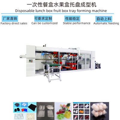 Digunakan Otomatis Plastik Vacuum Forming Mesin Untuk Pet Ps Container Ayam Telur Tray