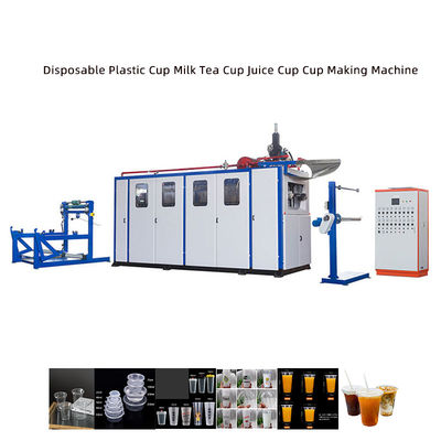 Digunakan Plastik Tray Thermoforming Mesin Manual sekali pakai Cup Membuat Mesin