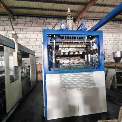 Mesin Termoforming Plastik Vakum Plastik Sepenuhnya Otomatis Cup Plastik Yang Digunakan Plastik Yang Digunakan