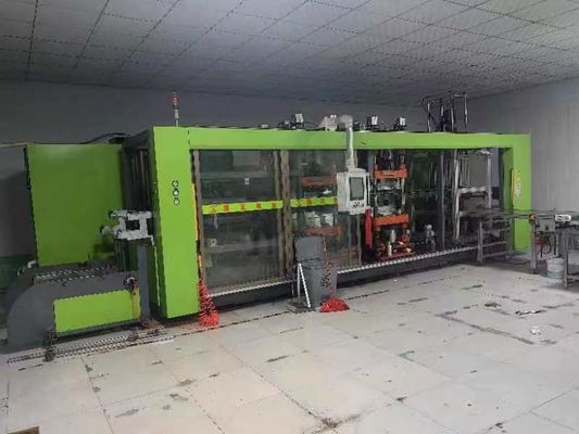 Mesin Blister Thermoforming Tiga Stasiun Plastik Otomatis untuk Tray Telur