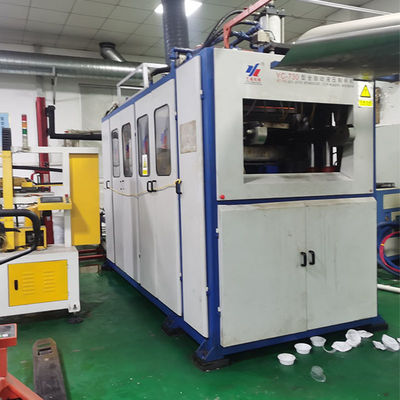 750mm PP Plastik Mesin Thermoforming Air Dingin