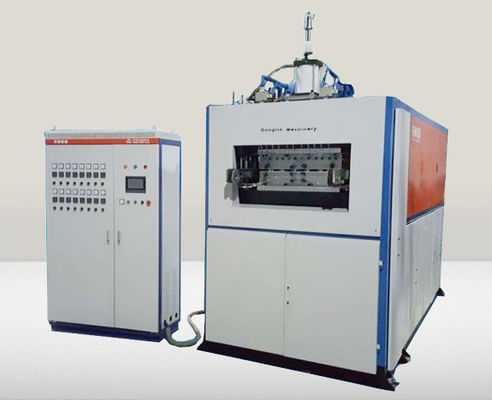 Mesin PLC vakum Plastic Thermoforming Untuk bahan terdegradasi Max Membentuk kedalaman 180mm