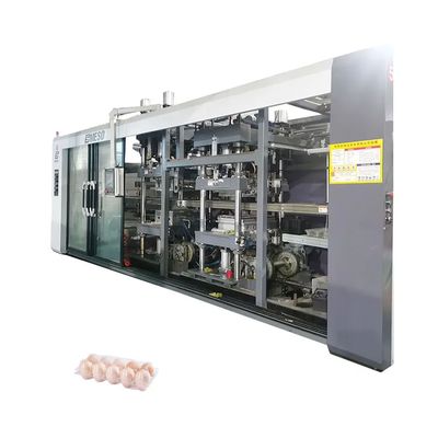 130KW Daya Pemanasan Mesin Thermoforming Plastik Dengan Sistem Kontrol PLC