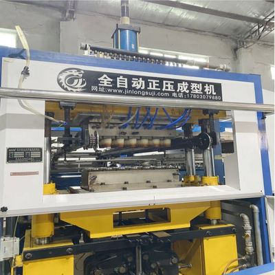 Mesin Thermoforming Plastik pendingin air listrik dengan kontrol PLC untuk kemasan PET