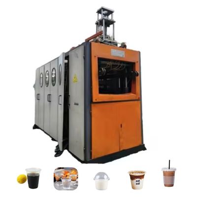 730*420mm Membentuk Area Plastic Cup Making Machine untuk PP Coffee Cup dan PET Cold Drink Cup