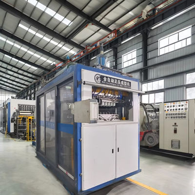 Mesin Termoforming Plastik yang sepenuhnya otomatis Mesin Termoforming PP Pemanasan Listrik