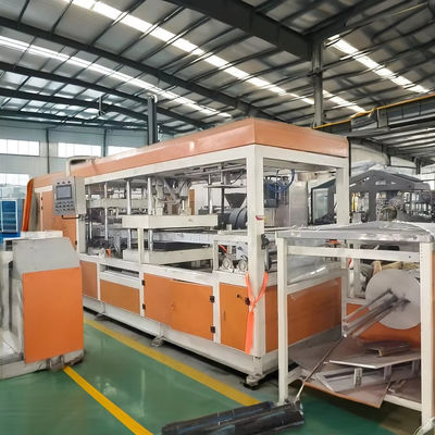 Mesin Pembentuk Vakum Plastik Efisiensi Tinggi 120KW Daya 6000*1800*2100mm