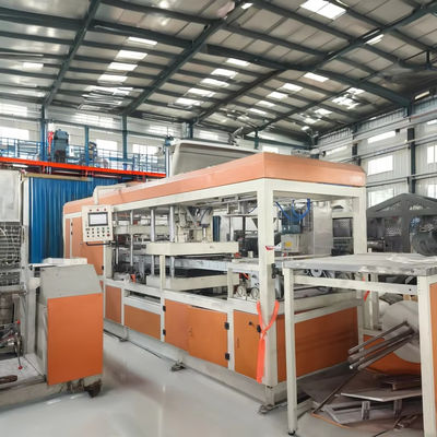 15000kg Plastic Vacuum Forming Machine dengan 650*710mm Max Forming Area