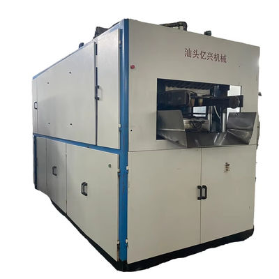 8000kg Plastic Juice Cup Making Machine dengan daya pemanas 11KW dan area pembentuk 730*420mm