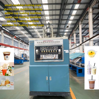 Mesin termoforming plastik kekuatan motor adalah 7.5kw mesin pembuatan cangkir sekali pakai