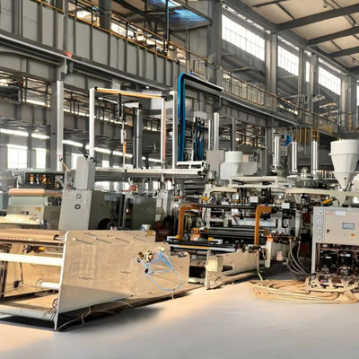 Mesin Ekstrusi Plastik 380V dengan Sistem Kontrol PLC dan Desain Sekrup Disesuaikan