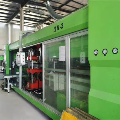 Digunakan kotak otomatis/piring/kontainer mesin membuat nampan telur plastik Tiga stasiun Mesin Thermoforming Plastik