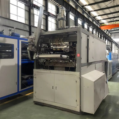 Mesin Thermoforming cangkir plastik sekali pakai yang sepenuhnya otomatis dengan berat 8000kg dan daya pemanasan 7,5KW