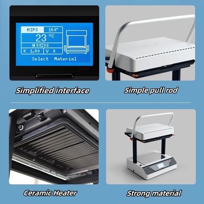 Manual PP Plastic Vacuum Forming Machine Cocok untuk bungkus gelembung kecil