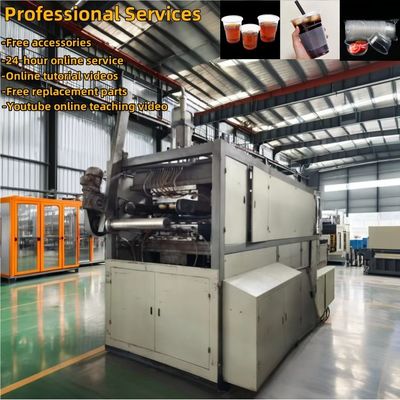 Precision Plastic Bowl Making Machine Otomatisasi Tinggi Mesin Thermoforming Plastic Fast Proofing