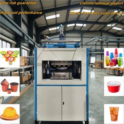 Mesin Thermoforming cangkir plastik sekali pakai yang sepenuhnya otomatis