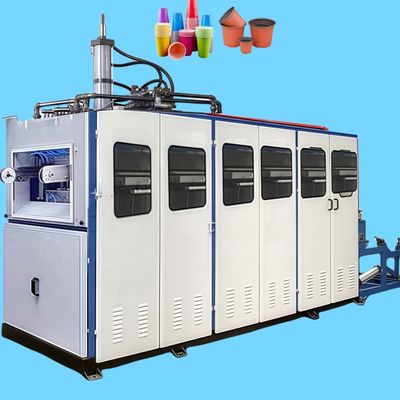 Mesin Termoforming Plastik Piala Es Krim sepenuhnya otomatis
